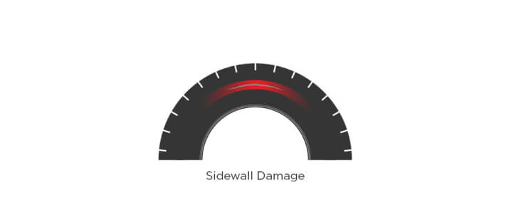 SIDEWALL DAMAGE